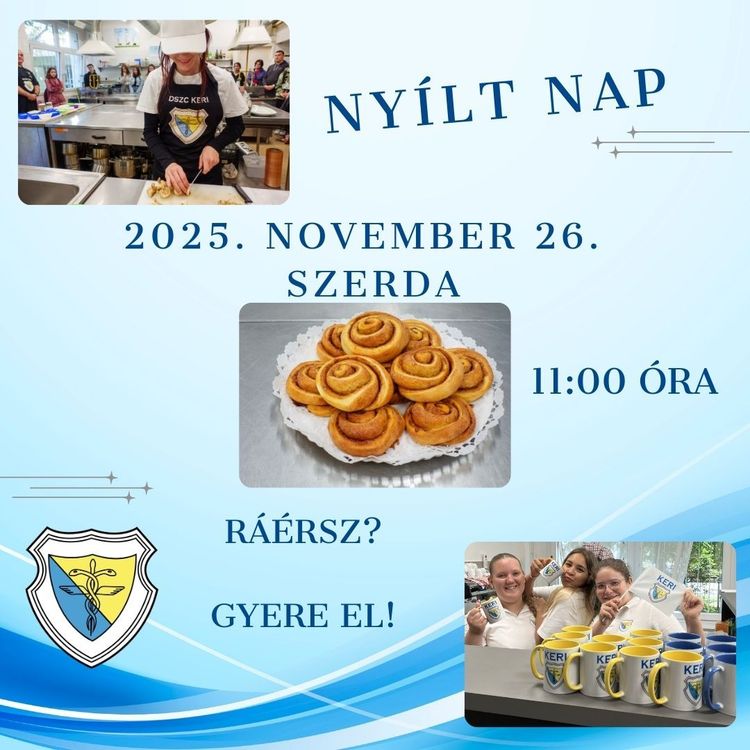 Ismét nyílt nap a Keriben!