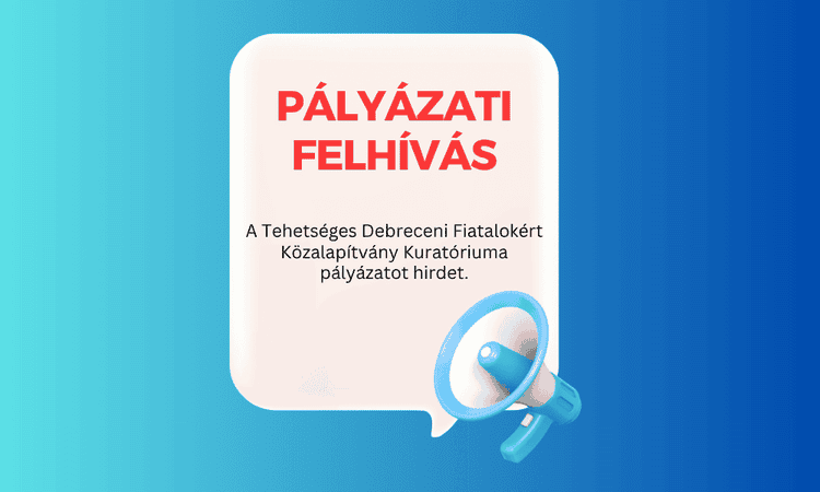 Pályázati lehetőség tehetséges tanulók számára