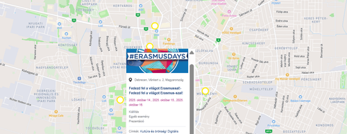 Iskolánk ErasmusDays rendezvénye Debrecen térképén.png